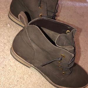 Brown booties
